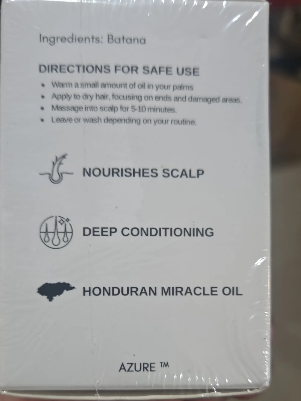 100% Pure Hair Treatment Oil – White & Dark Green Box